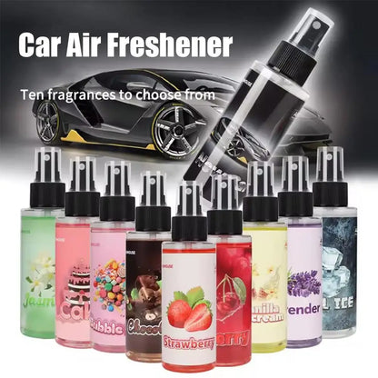 Spray de parfum monté sur voiture, arôme de voiture, pulvérisation d'air pour les mains, désodorisants longue durée, aromathérapie automobile, déodorant pour voiture