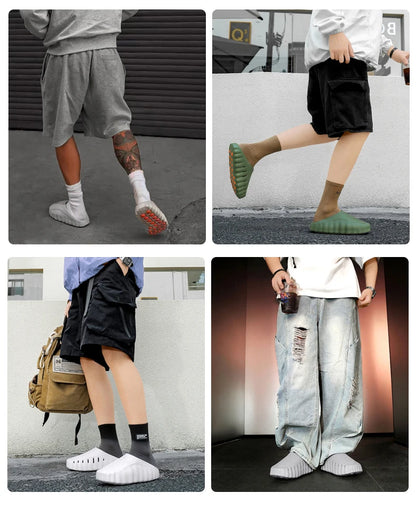Pantoufles d'été à la mode pour hommes, chaussures d'extérieur légères antidérapantes à tige basse, chaussures décontractées résistantes à l'eau pour hommes