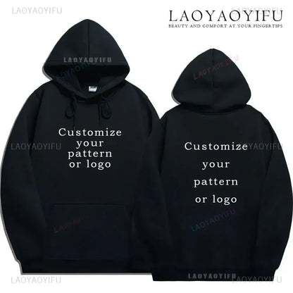 Sweat à capuche personnalisé avec Logo personnalisé, sweat-shirt chauffant et confortable pour étudiant, texte imprimé personnalisé, bricolage, à la mode