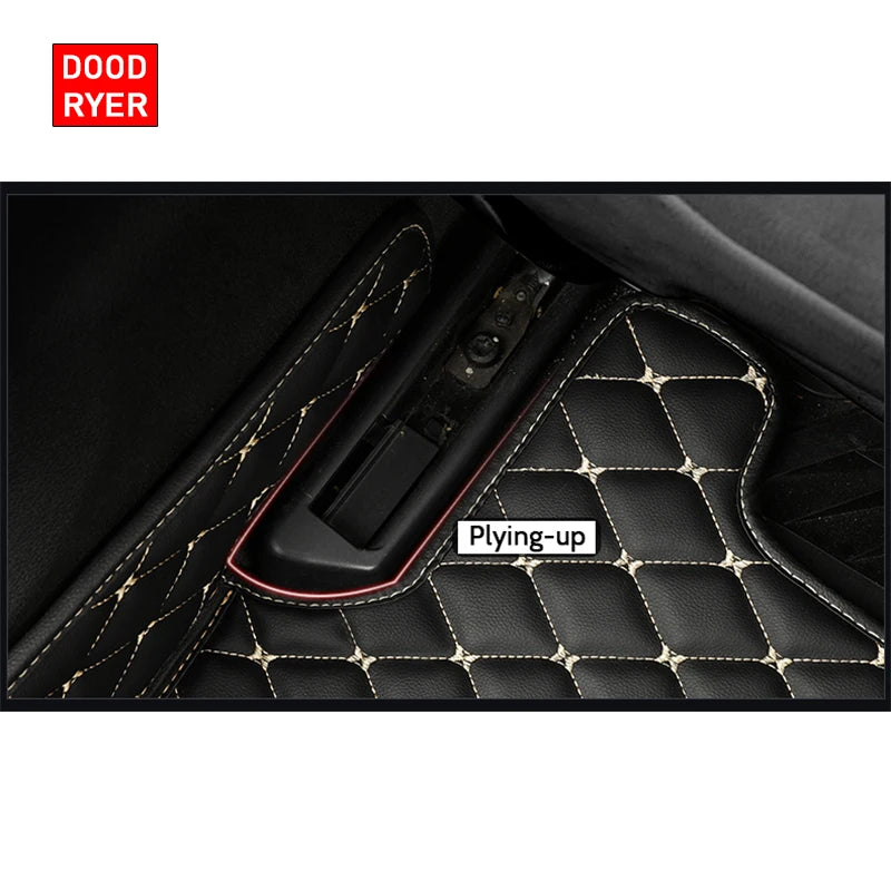 DOODRworking-Tapis de sol de voiture personnalisés pour BYD, Atto 3, DolDave Seal F0, F3, F6, E6, G3, G6, Dock Song Qin, Auto Carpets, Foot Coche Accessrespiration