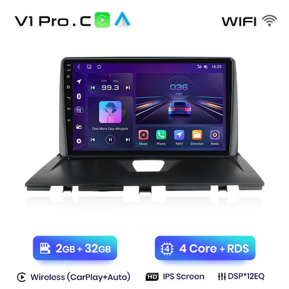 Junsun-V1 AI Voice Wireless CarPlay Android Auto Radio, KIT Rods 2007, 2008, 2009, 2010-2016, 4G, Système intelligent de voiture, GPS