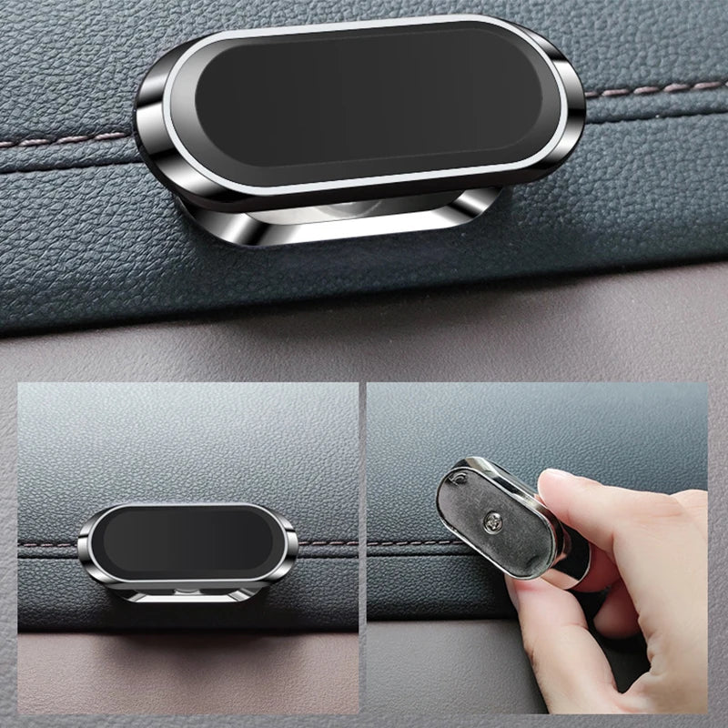 Support de téléphone magnétique pour voiture en forme de Mini bande Simple, accessoires de voiture 9x2.4MMN40, aimants magnétiques puissants, colle Nano-sans marquage