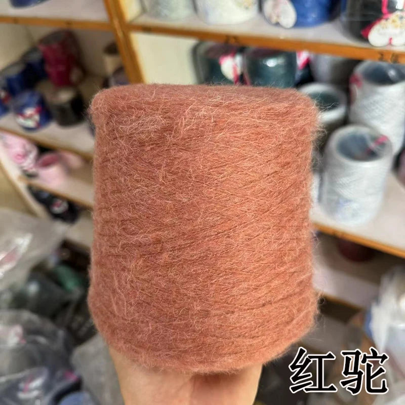 1 régiment de 500 grammes de laine Mohair ultra douce près du corps sans collant, foulards tricotés à la main, fil de pull