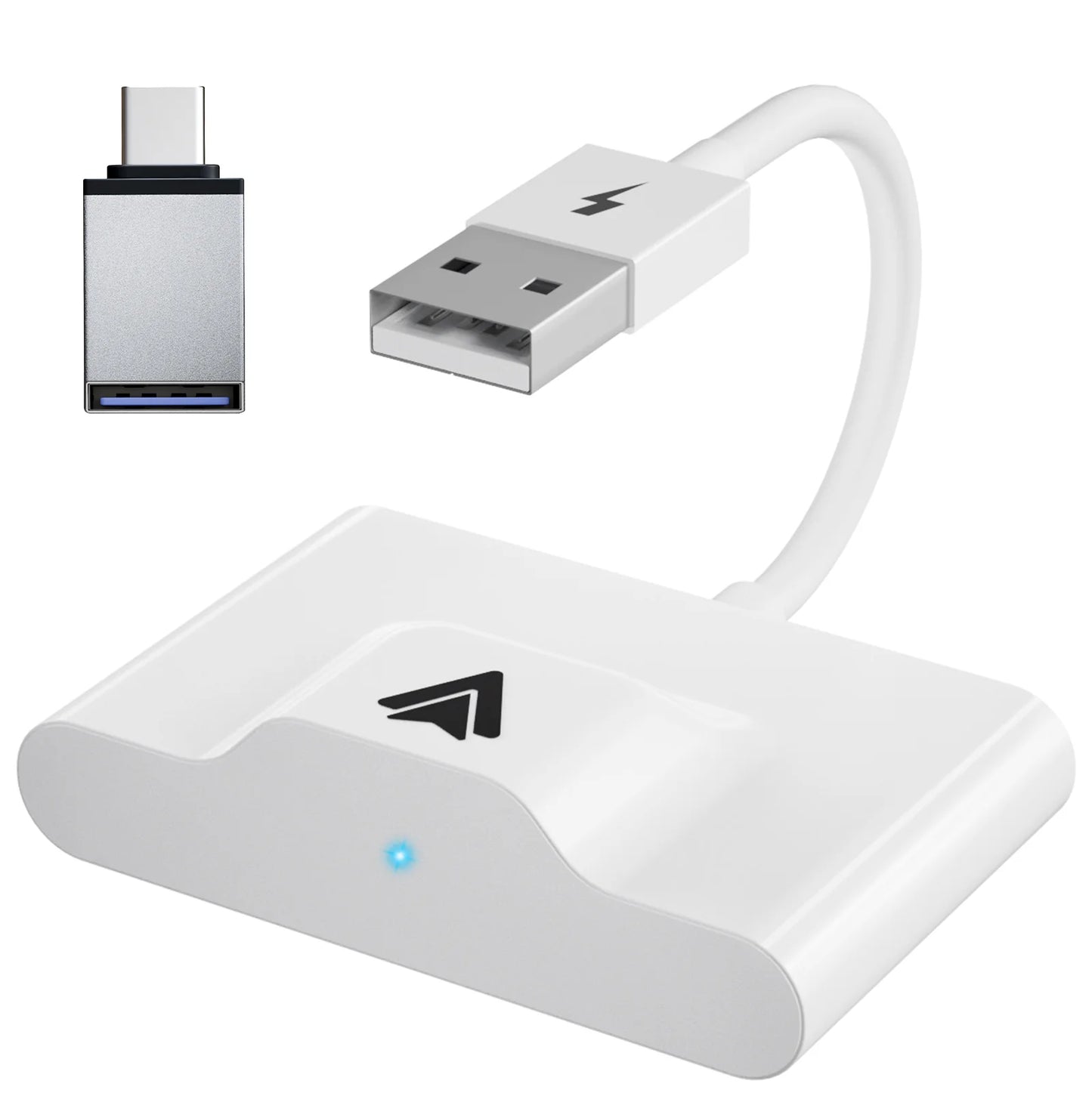 Adaptateur CarPlay sans fil IOS ou Android Auto sans fil 5G WiFi type-c USB Plug Play CarPlay sans fil
