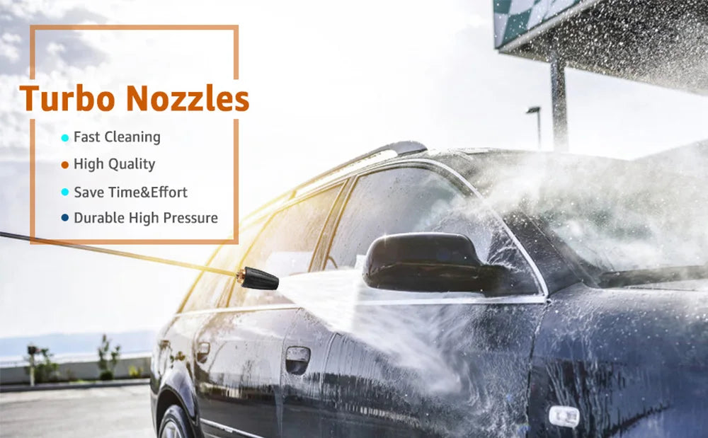Nettoyeur de surface sous châssis de 24 pouces pour nettoyeur haute pression, balai à eau pour lavage de châssis de voiture, connecteur rapide 1/4 pouce, compatible Karcher Sun Joe