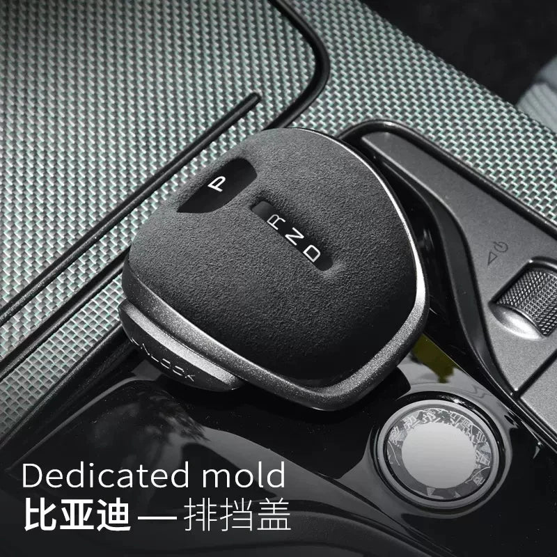 Manchon de changement de vitesse en daim, couvercle de poignée de commande centrale pour BYD Song Plus Han Qin Tang, 1 pièce