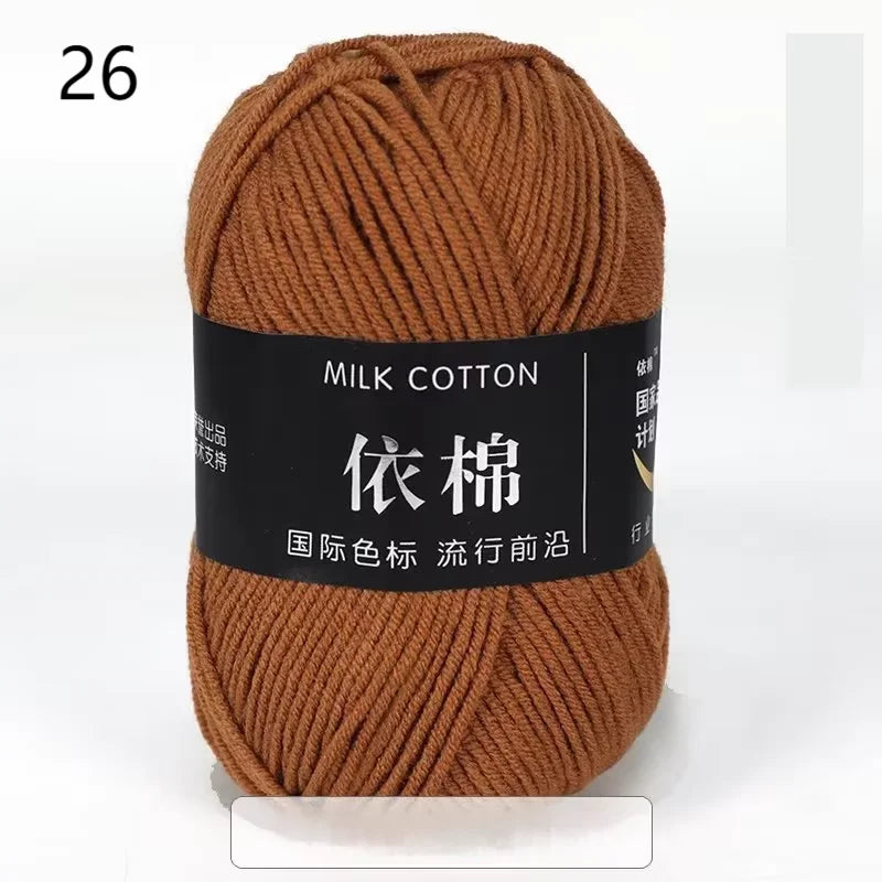Nouveau 10 pièces série rose fil lait coton fil combinaison Crochet tricot fil ensemble pour bricolage à la main artisanat pull écharpe tricot