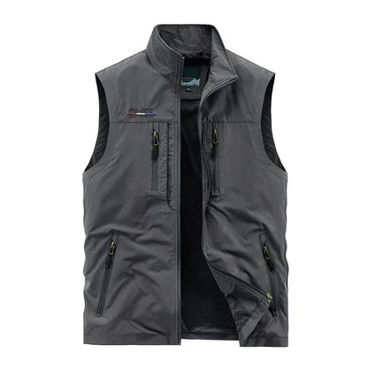 Veste sans manches pour hommes, gilet d'été pour Cargo, escalade, chasse, photographe en plein air, pêche, Camping, vêtements de travail, 2024