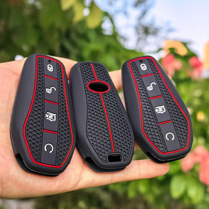 Étui en Silicone pour clé télécommande de voiture, étui pour clé en chaîne pour BYD Atto 3 Han EV Dolphin Song PRO Max Tang DM Yuan Dolphin E2 Qin PLUS