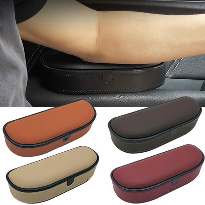 Support d'accoudoir de porte de voiture universel, hauteur réglable, coussin de rangement, accoudoir de voiture avec boîte en cuir PU souple, support d'accoudoir X2Y0