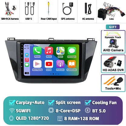 Android 15 Carplay Auto 2K écran autoradio lecteur multimédia pour Volkswagen Tiguan 2 Mk 2016 2017-2019 2 din Autoradio stéréo