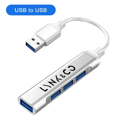 Chargeur HUB USB 4 en 1 pour voiture, câble d'alimentation de Type C, accessoires automobiles pour Geely Lynk & co 01 05 03 09 02 04 06 07 08