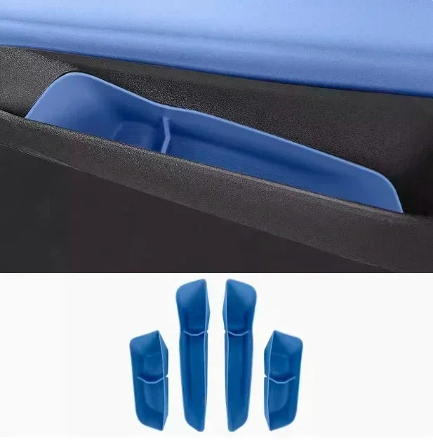 Boîte de rangement multifonctionnelle et Durable pour porte intérieure avant et arrière de voiture, 4 pièces, Protection de mouette BYD, accessoires de rangement étanches