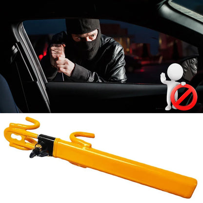 Verrou de volant rétractable à Double crochets, verrouillage de roue de voiture universel pour camion Van SUV