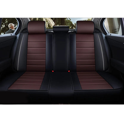 Housses de siège de voiture complètes, ensemble avant, banquette arrière séparée, pour voiture universelle, tissu, SUV, berline, fourgon, housses intérieures automobiles
