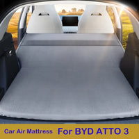 Matelas à air pour voiture BYD ATTO 3, lit de voyage avec pompe à air, canapé gonflable autonome, extérieur, camping, arrière, polymères de couchage
