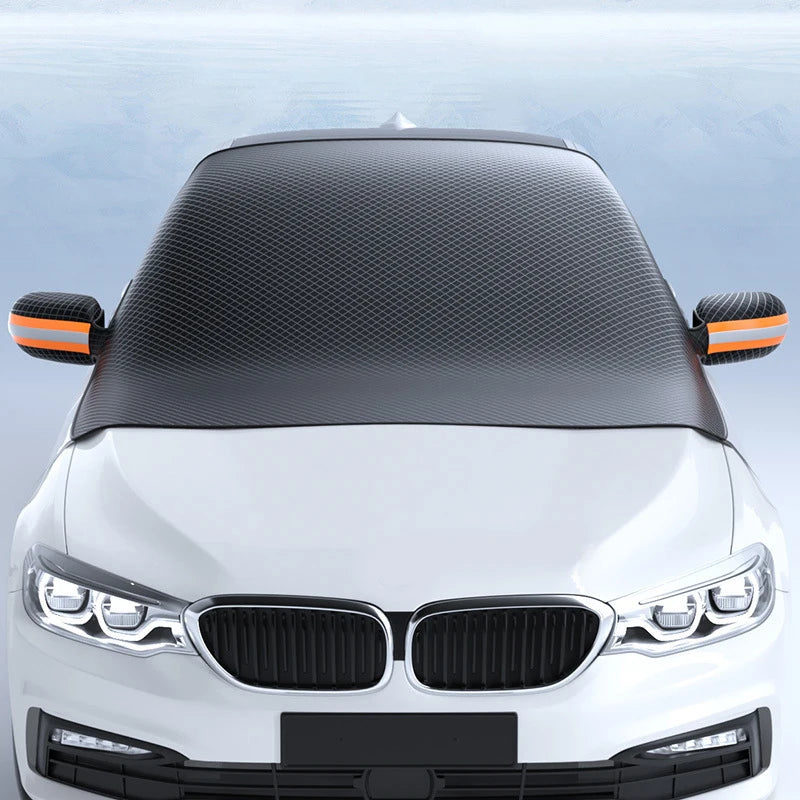 Couverture de neige magnétique pour voiture, couverture de pare-brise avant de voiture, pare-soleil extérieur, Protection contre la neige, demi-couverture de pare-brise