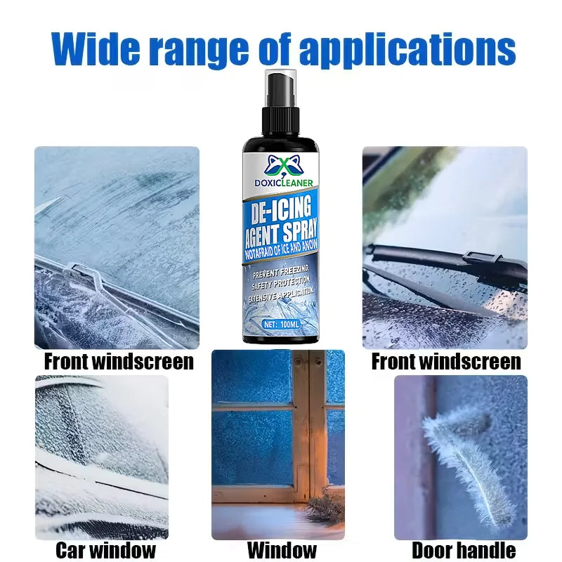 La neige de voiture en spray, fonde rapidement la neige sur le pare-brise, les poignées et les miroirs. Protégez votre véhicule.