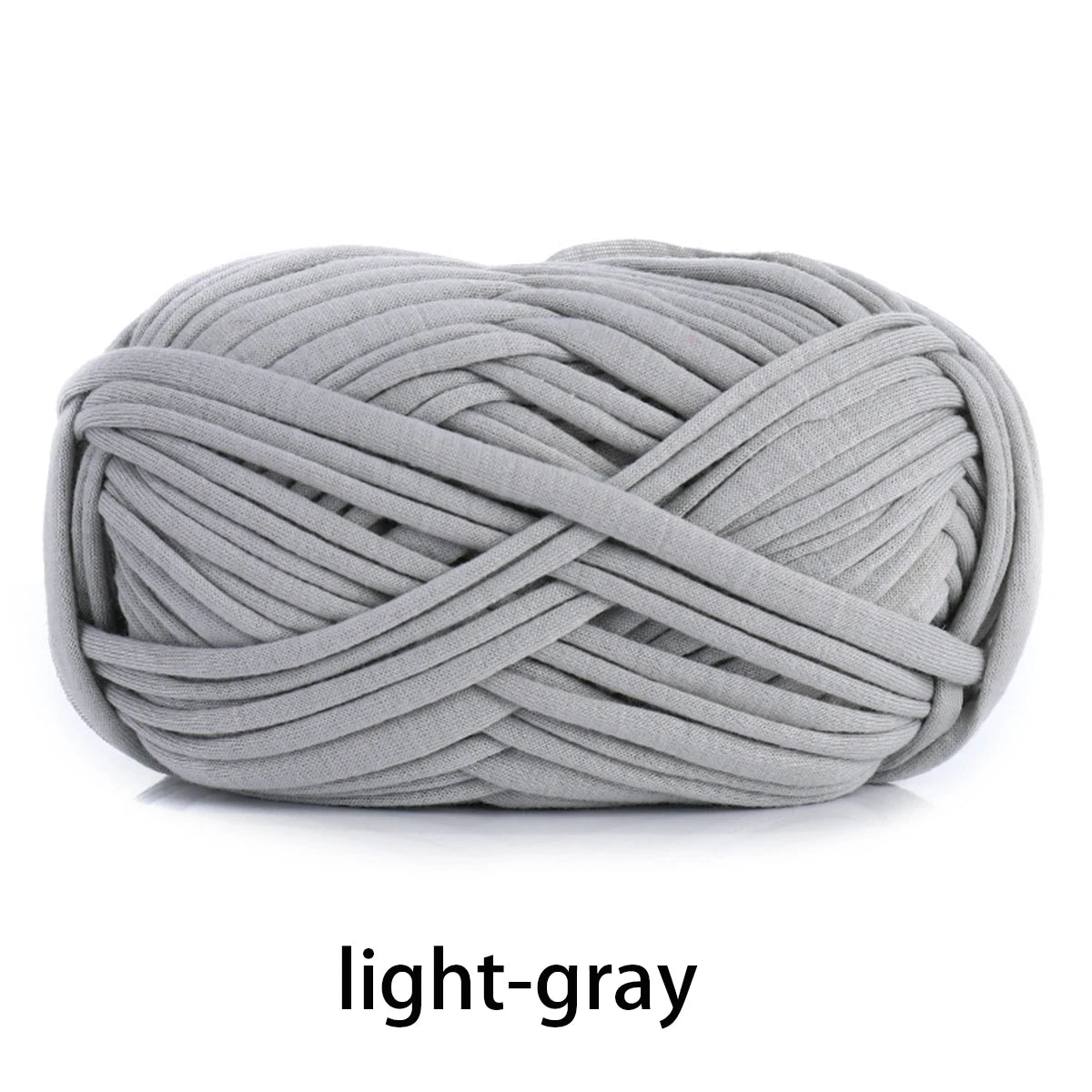 Fil en tissu élastique de 100g 30m de haut, épais, fait à la main, sac tricoté au Crochet, panier de rangement, paquet de matériel de fil au Crochet