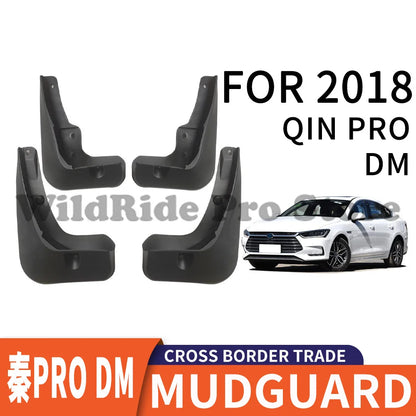 Garde-boue avant et arrière pour voiture hybride BYD Qin PRO DM 2018, Installation facile, Protection de garde-boue en caoutchouc souple PP