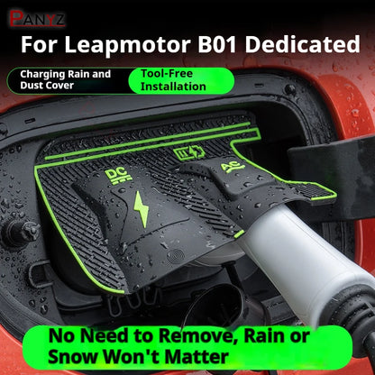Pour Leapmotor B01 B10 C01 C10 C11 C16 24-26 dédié nouvelle énergie Port de chargement de voiture couverture de protection étanche pistolet couverture de pluie
