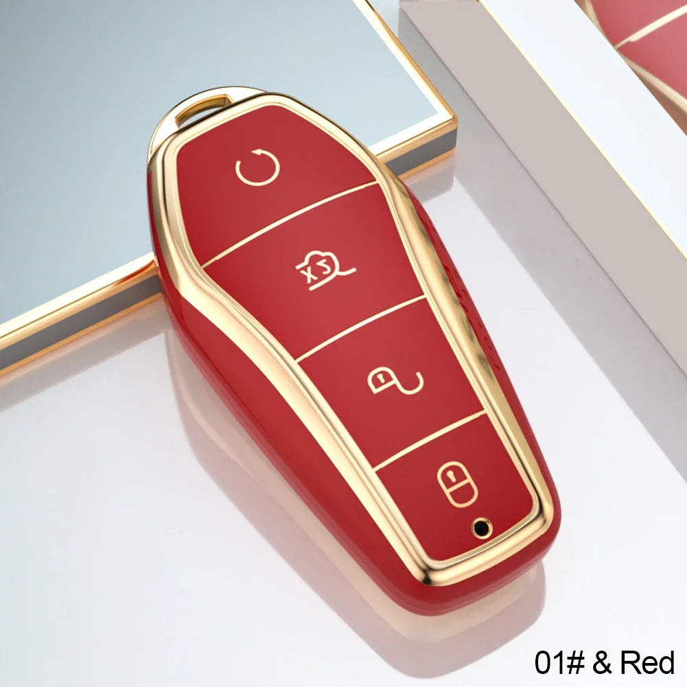 Coque en TPU pour clé de voiture, porte-clé, BYD Atto 3 Han EV DolDave Song PRO Max Tang DM Yuan DolDave E2 Qin PLUS