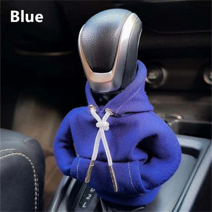 Sweat à capuche à la mode pour voiture, couvercle de pommeau de levier de vitesse, poignée manuelle, décoration de levier de vitesse, accessoires d'intérieur automobile, nouvelle collection 2024