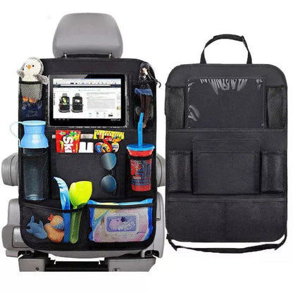 Support de tablette pour siège arrière de voiture avec écran tactile, pocommuniste de rangement automatiques, housse de protection, accessoires de voiture