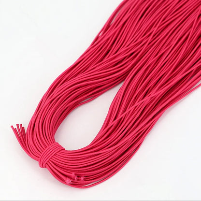 Bande élastique 1.0/ 1.2/ 1.5/ 2.0/ 2.5mm, fil élastique, perles faites à la main pour la fabrication de bijoux, accessoires de couture, bricolage