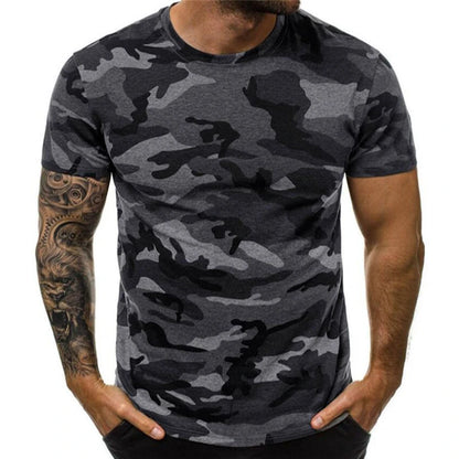 CamSolomon-T-shirt à manches courtes pour homme, streetwear en coton, col rond, décontracté, salle de sport, mode estivale, nouveau