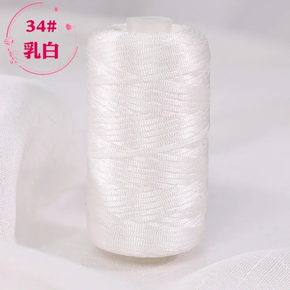 Fil de Crochet d'été en Satin, 100g/bobine, sangle conçue, fil fantaisie mélangé pour bricolage, chapeau, sac à main, pull, chapeau, 1 pièce