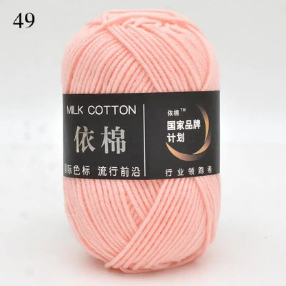 Nouveau 10 pièces série rose fil lait coton fil combinaison Crochet tricot fil ensemble pour bricolage à la main artisanat pull écharpe tricot