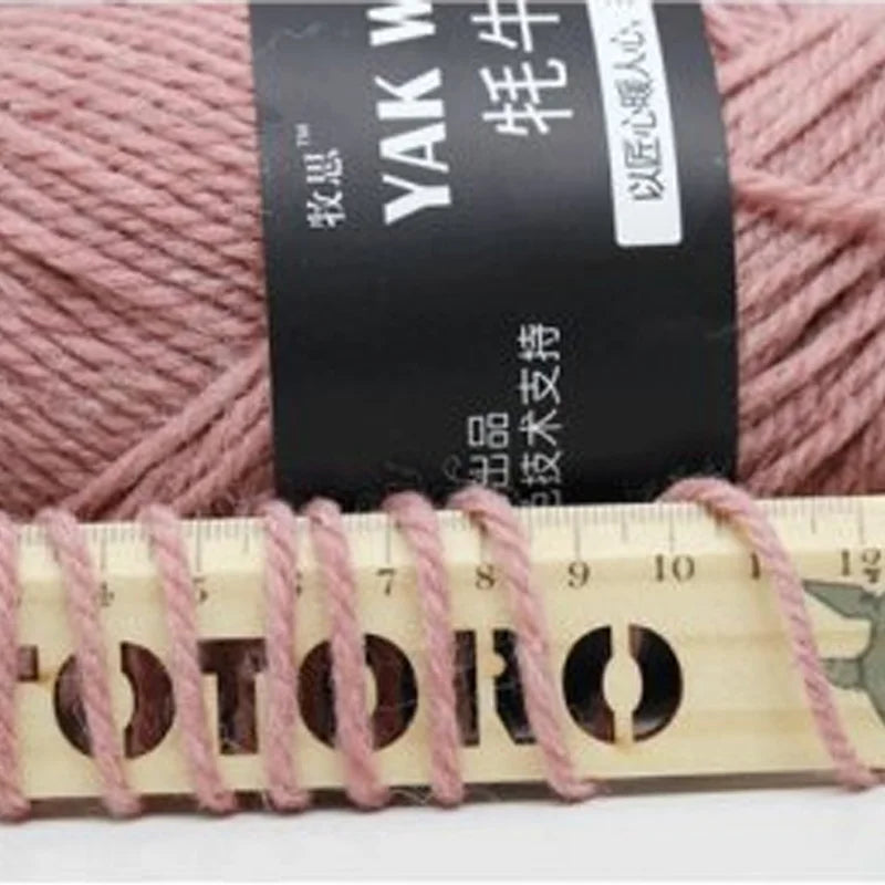 Fil épais de laine de cachemire Yak pour tricoter, écharpe de pull au Crochet, fil de laine mélangée mérinos tricoté de haute qualité