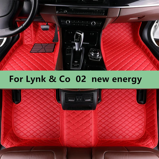 Tapis de sol de voiture pour Lynk & Co 02 new energy 2020 2021 2022 2023 2024 2025, accessoires d'intérieur de voiture pour hommes et femmes