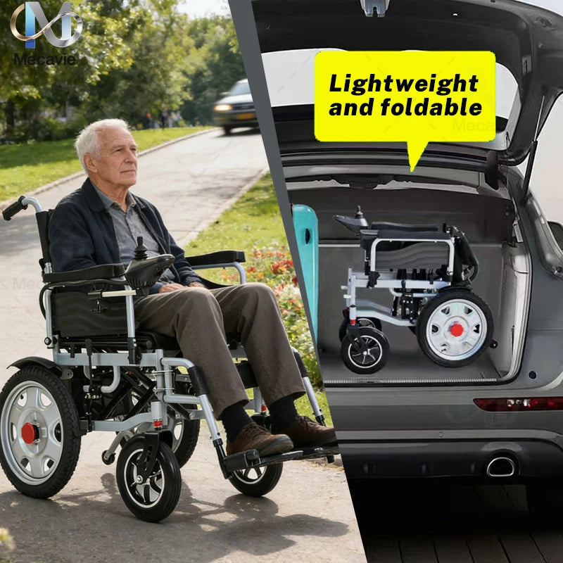 2026 nouveautés électrique pliable Portable fauteuil roulant tendance handicapé Scooter électrique fauteuil roulant électrique Walker Rollator
