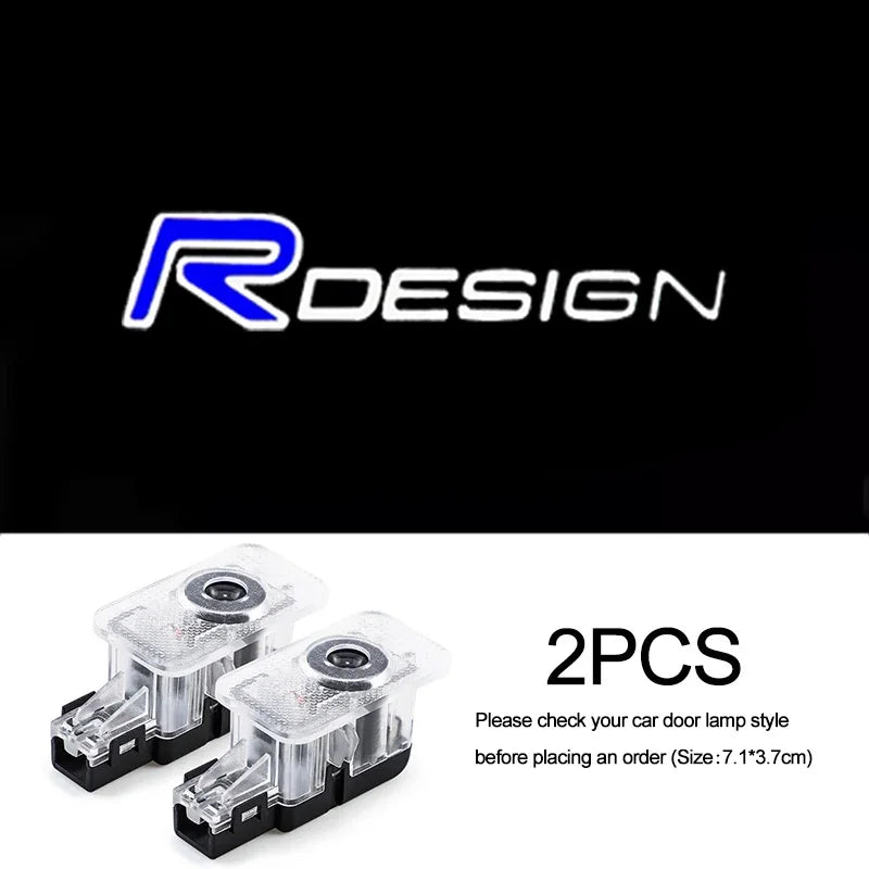 Lumière de Projection LED pour porte de voiture, lumière de bienvenue pour Volvo XC90 V90 V60 XC60 V40 S80 S60 S90 C40 XC40 V70 XC70 C30 C70 E