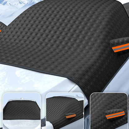 LEIBOO – couverture de pare-brise de voiture, bouclier de neige imperméable, auvent d'extérieur d'hiver, demi-couvercle de protection, pare-soleil de fenêtre avant
