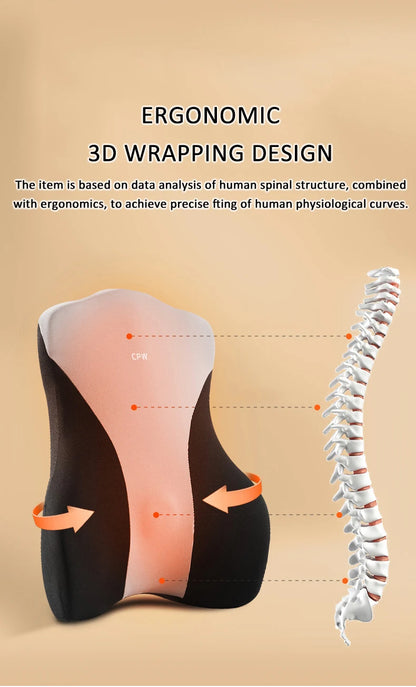 Coussin de dossier électrique pour siège de voiture, massage, sauna, soutien lombaire, vibration de la taille, oreiller cervical, accessoires intérieurs
