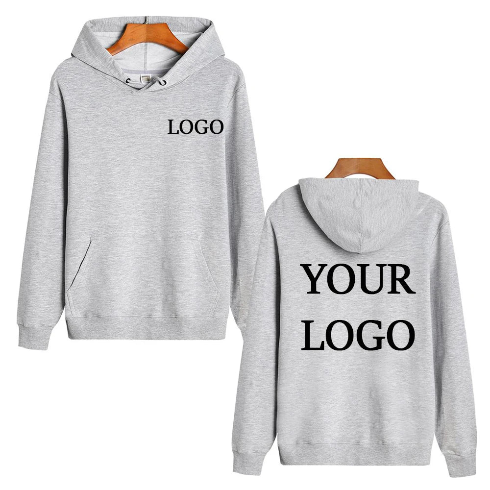 Sweat à capuche 58 % coton de haute qualité, personnalisez votre logo, sweat-shirt de sport à la mode pour hommes, sweat à capuche décontracté de rue pour femmes.