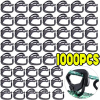 Clips et crochets en plastique réutilisables pour toile d'ombrage, fixation coupe-vent pour filet pare-soleil, boucle de fixation pour abris de jardin et tentes
