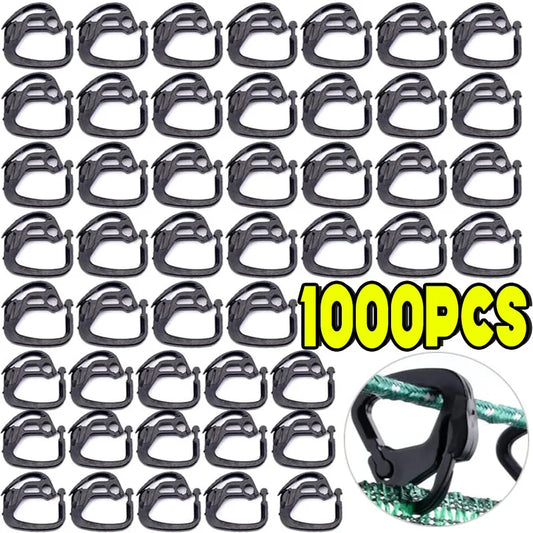 Clips et crochets en plastique réutilisables pour toile d'ombrage, fixation coupe-vent pour filet pare-soleil, boucle de fixation pour abris de jardin et tentes