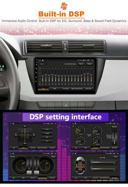 Autoradio Android 9 pouces pour KIA Morning 3 Picanto 2016 2017 2018 2019 2020 - 2023, GPS stéréo Carplay Autoradio DAB WIFI DSP RDS