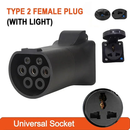 Adaptateur de chargeur de voiture électrique V2L, prise pour décharge BYD 16A 3.5kW Type 2, outil de chargement de véhicule électrique pour charger Schuko