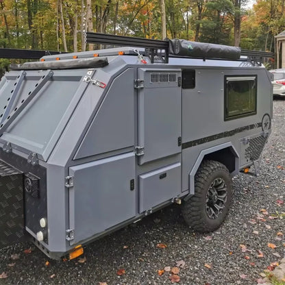 Mini remorque personnalisée, caravane tout-terrain pour camping-car, prix d'usine, pour fabricant de Camping