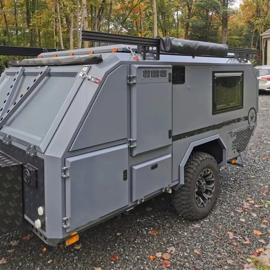 Mini remorque personnalisée, caravane tout-terrain pour camping-car, prix d'usine, pour fabricant de Camping