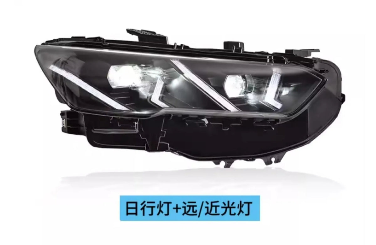 مصباح أمامي LED للسيارة لسيارة BYD Song Pro 19-24 RGB ملون ضوء نهاري DRL مصباح أمامي كشافات ضوء منخفض إشارة انعطاف