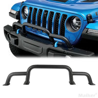 Barre de taureau en acier pour pare-chocs avant, barre en U pour Wrangler JL, accessoires de voiture tout-terrain de Style 10e anniversaire