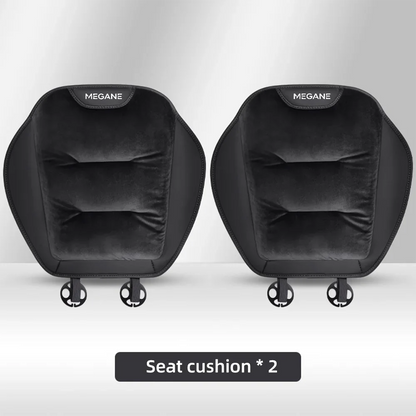 Housse de siège de voiture en flanelle, pour Renault Megane 1 2 3 Rs 4 MK1 MK2 MK3 MK4, accessoires chauds d'hiver en peluche pour coussin de siège avant/arrière de voiture