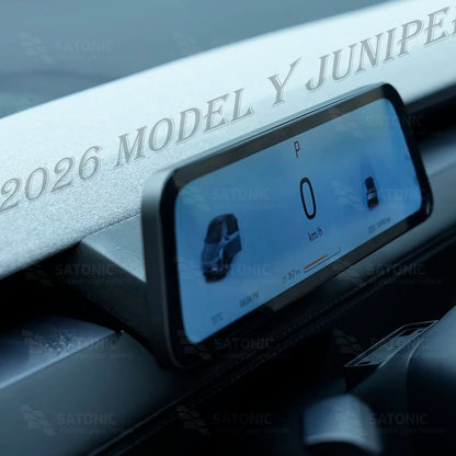 SATONIC 9.66 ''modèle 3 Y Dasbhoard écran pour Tesla 2026 modèle Y Juniper Support sans fil Carplay et android changement de vitesse automatique