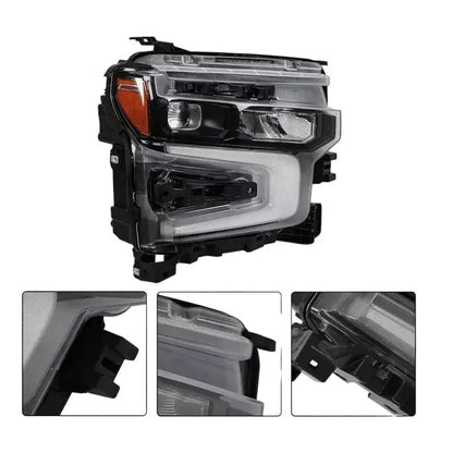 Convient pour 2022-2023 Chev rolet Solod 1500 phares noirs haute configuration 8782580 87828579 fiable et durable